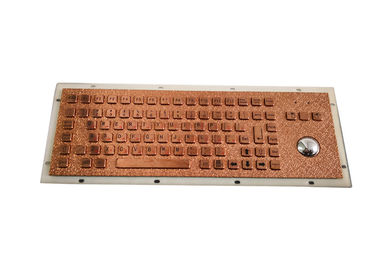 Клавиатура арабского плана золотая промышленная с держателем панели мыши трекбола