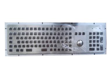 Клавиатура компьютера металла УСБ 107 ключей с промышленными трекболом/числовой клавиатурой