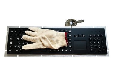 Набивка клавиатуры нержавеющей стали морское морское загерметизированное с 107 изрезанными ключами