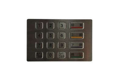 Кнопочная панель нержавеющей стали киоска РС485, план кнопочной панели 16 Атм банка кнопки персонализированный квартирой