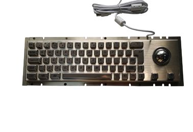 Клавиатура металла вишни держателя панели механическая с трекболом указывая 65 ключей