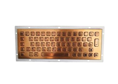 Золотой материал нержавеющей стали клавиатуры держателя панели с решением киоска держателя панели